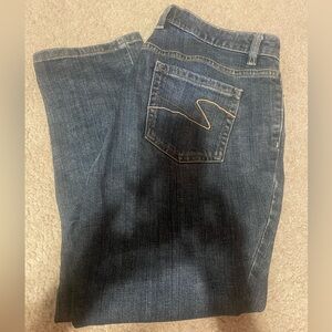 Liz & Co. Women's cropped Blue Jeans